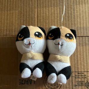 Express Black and Tan Plush Hamster Set